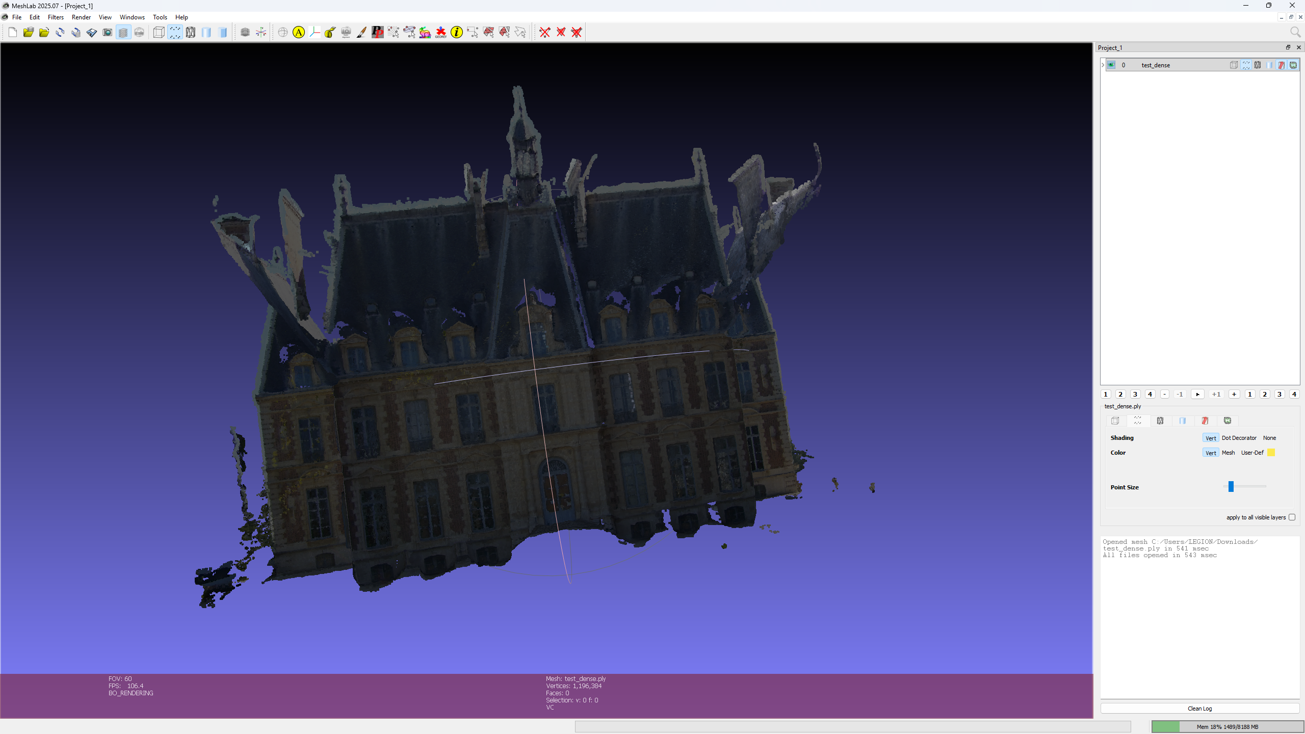 OpenMVS 安装使用教程